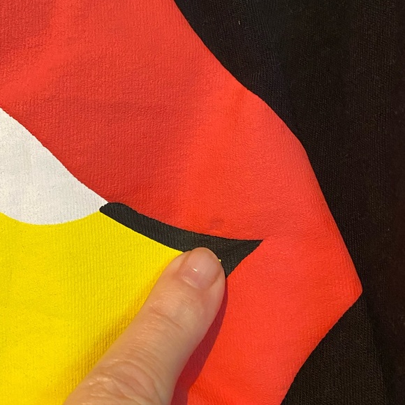 SOLD OIT NWT Unisex Market X Smiley X The Rolling Stones Black T-Shirt XL - Picture 9 of 12